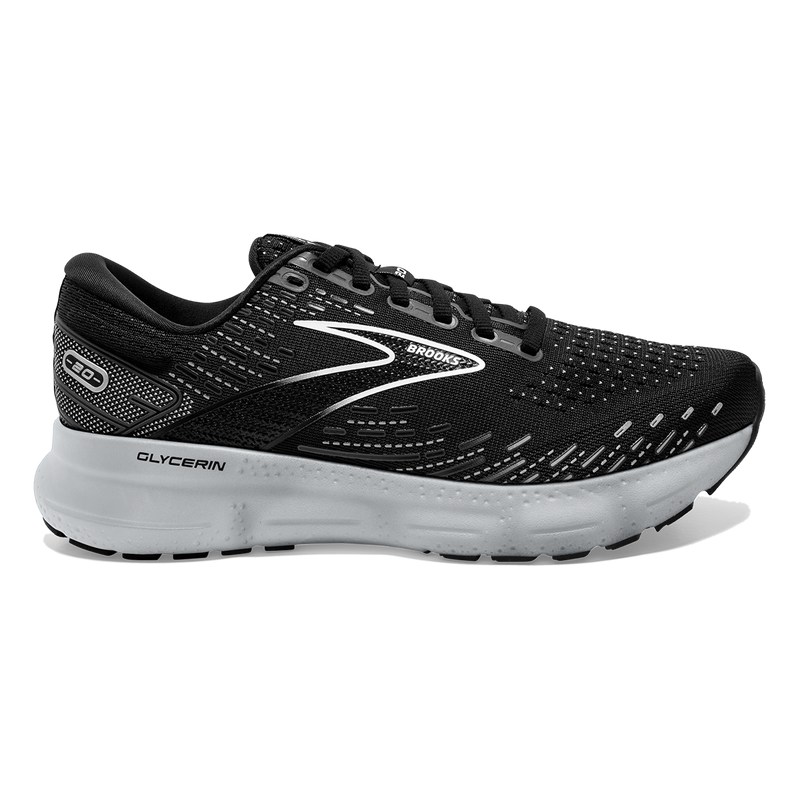 Brooks Glycerin 20 - Black - White - Alloy