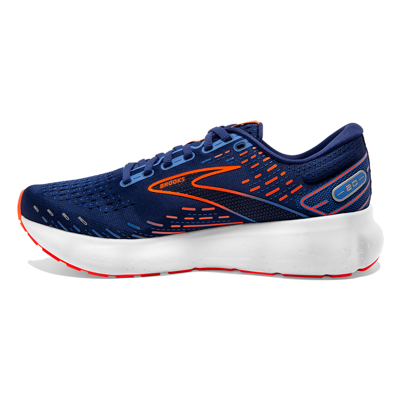 Brooks Glycerin 20 - Blue Depths - Palace Blue - Orange
