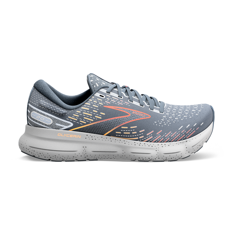 Brooks Glycerin 20 - Grey - Chili Oil - Orange