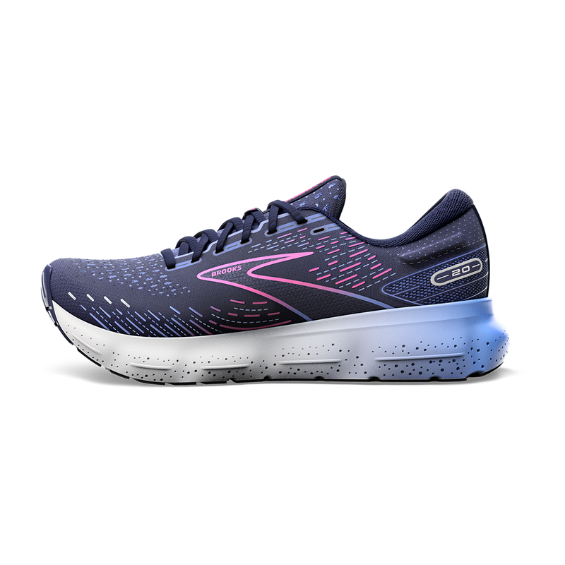 Brooks Glycerin 20 - Peacoat - Blue - Pink
