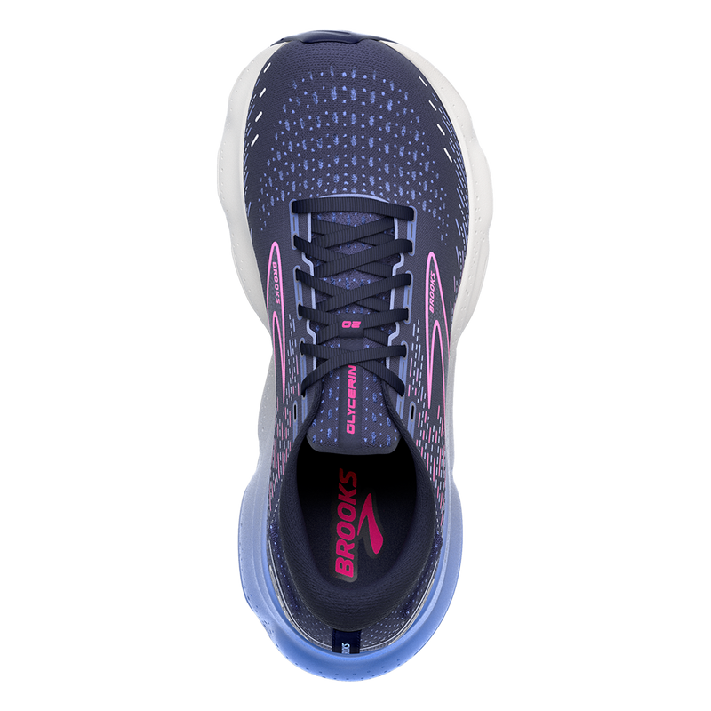 Brooks Glycerin 20 - Peacoat - Blue - Pink