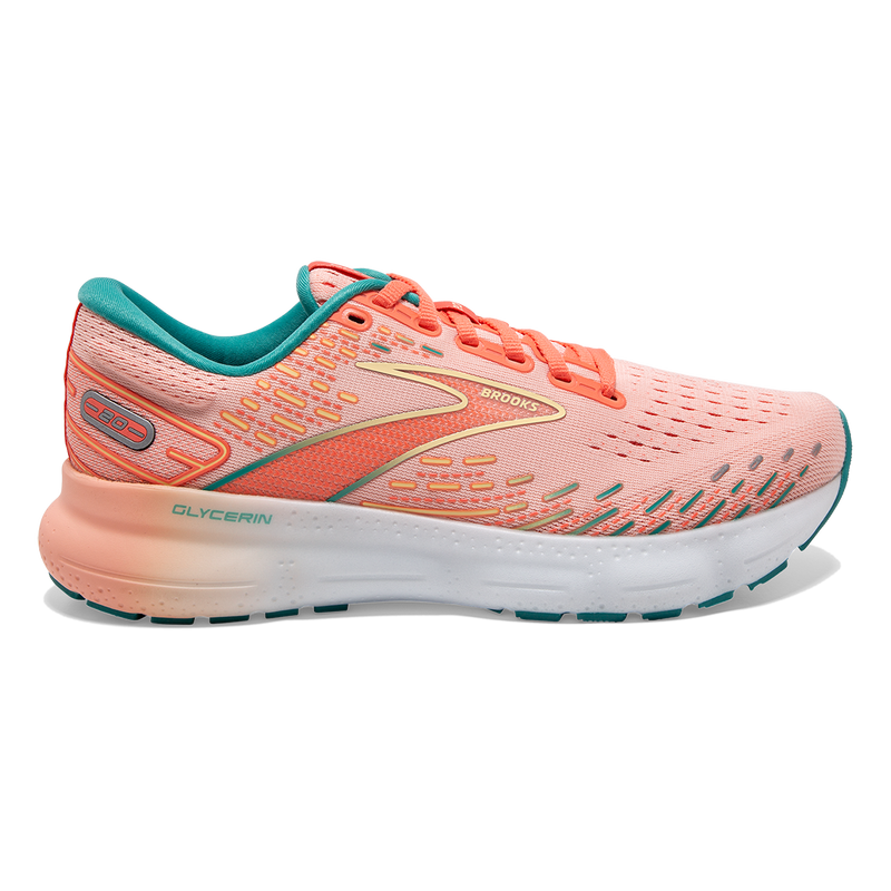 Brooks Glycerin 20 - Tropical Peach - Fusion Coral - Latigo Bay