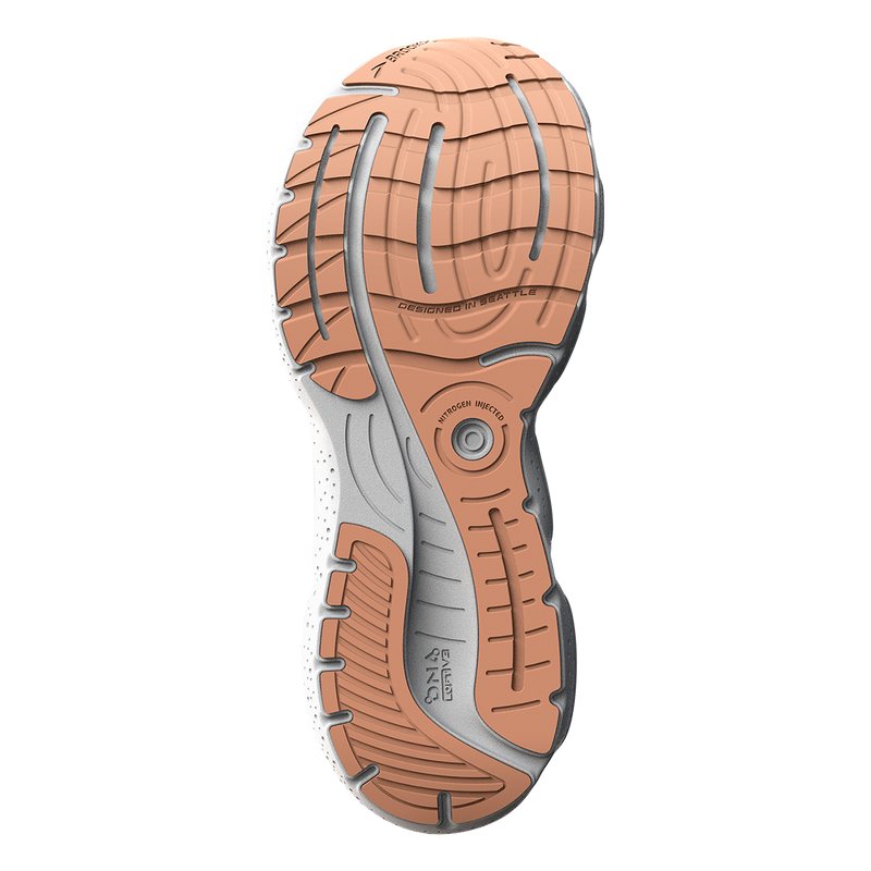 Brooks Glycerin 20 - White - Grey - Peach