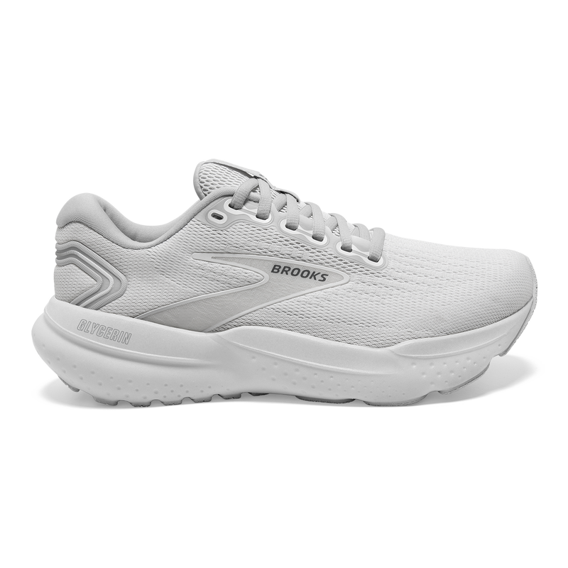 Brooks Glycerin 21 - White - White - Grey