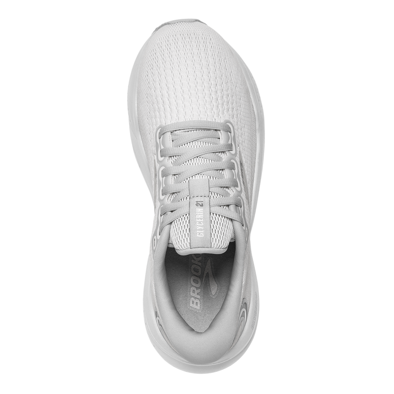 Brooks Glycerin 21 - White - White - Grey