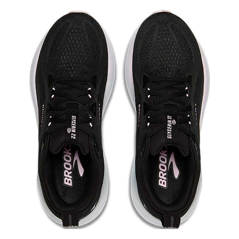 Brooks Glycerin 22 Black - Orchid Ice - White