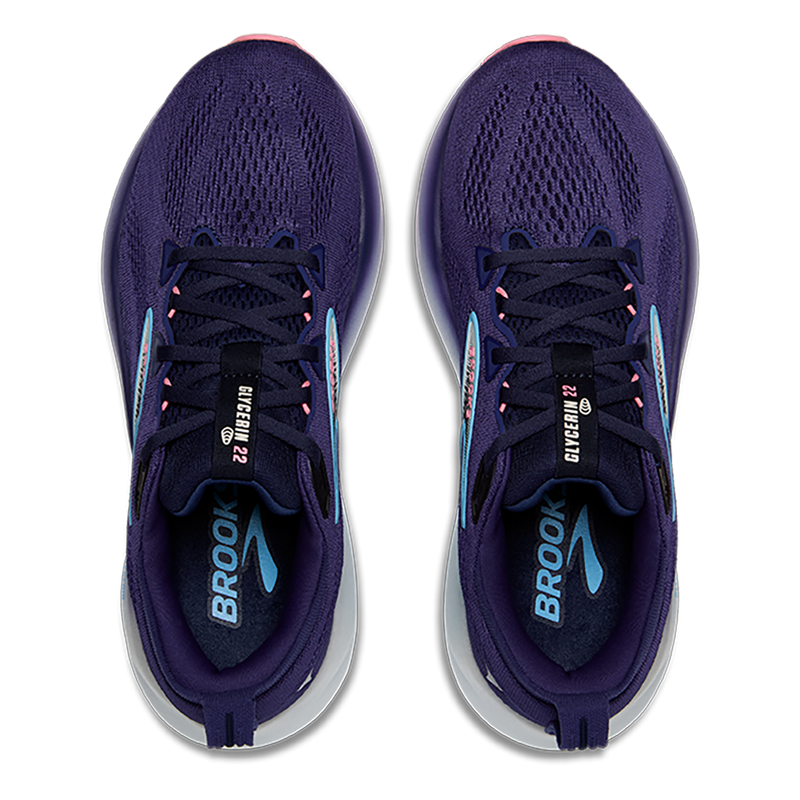 Brooks Glycerin 22 Blue Ribbon - Peacoat - Dianthus