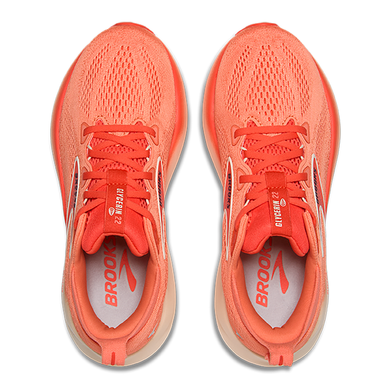 Brooks Glycerin 22 Desert Flower - Hot Coral - Milk