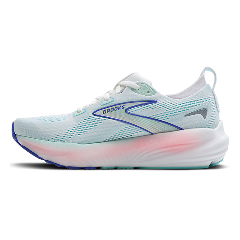 Brooks Glycerin 22 White - Limpet Shell - Amparo Blue