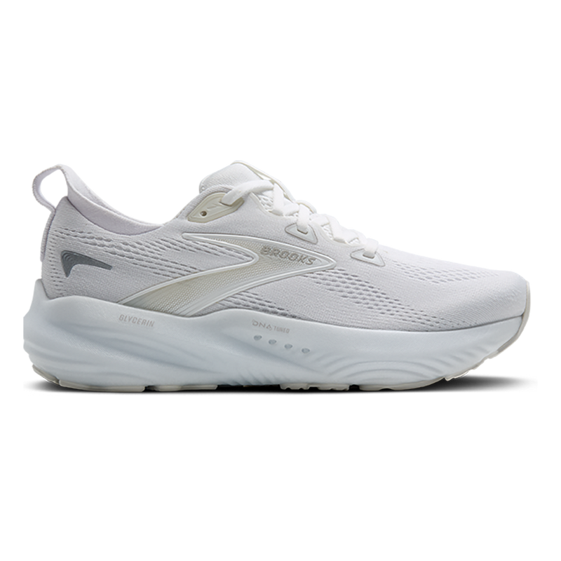Brooks Glycerin 22 White - White - Grey