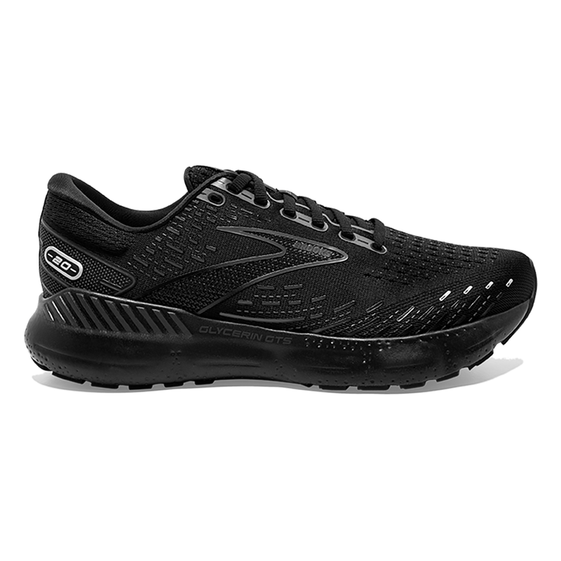Brooks Glycerin GTS 20 - Black - Black - Ebony