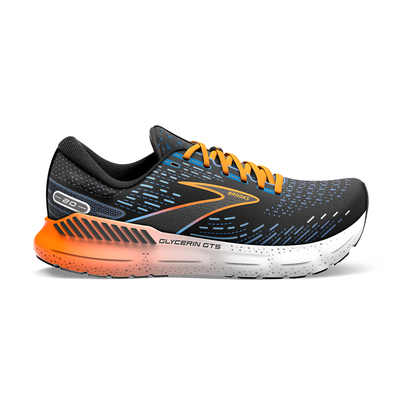 Brooks Glycerin GTS 20 - Black - Classic Blue - Orange