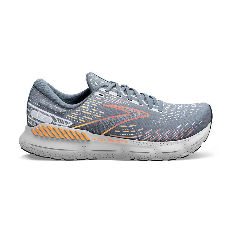 Brooks Glycerin GTS 20 - Grey - Chili Oil - Orange