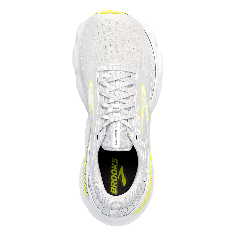 Brooks Glycerin GTS 20 - White - Nightlife