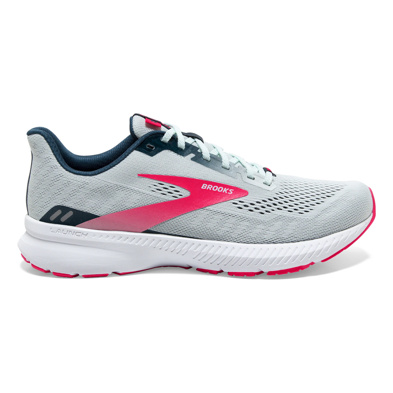 Brooks Launch 8 - Ice Flow - Navy - Pink