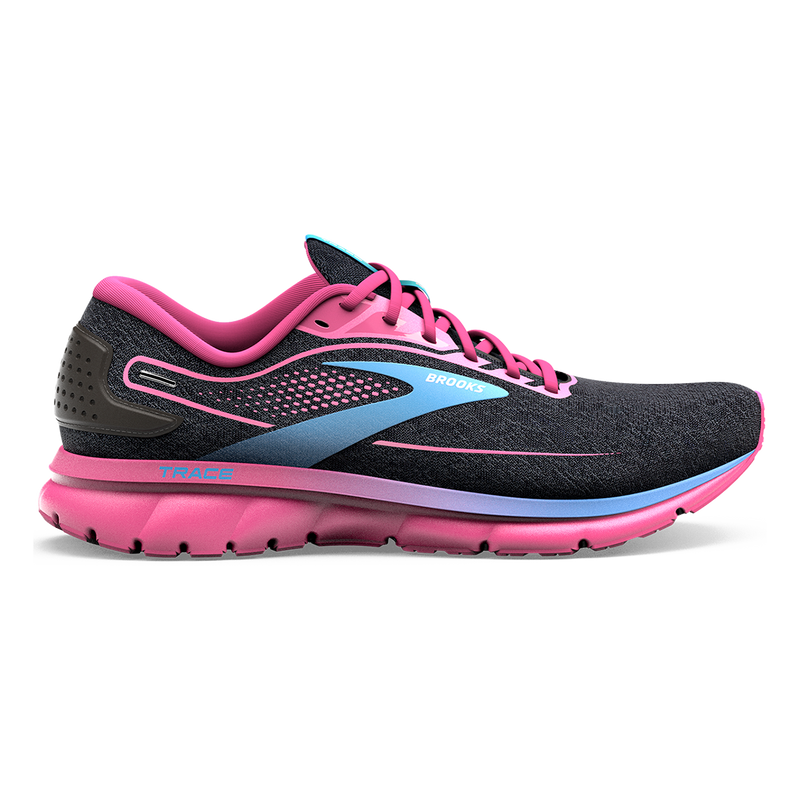 Brooks Trace 2 - Black - Marina - Lilac Rose