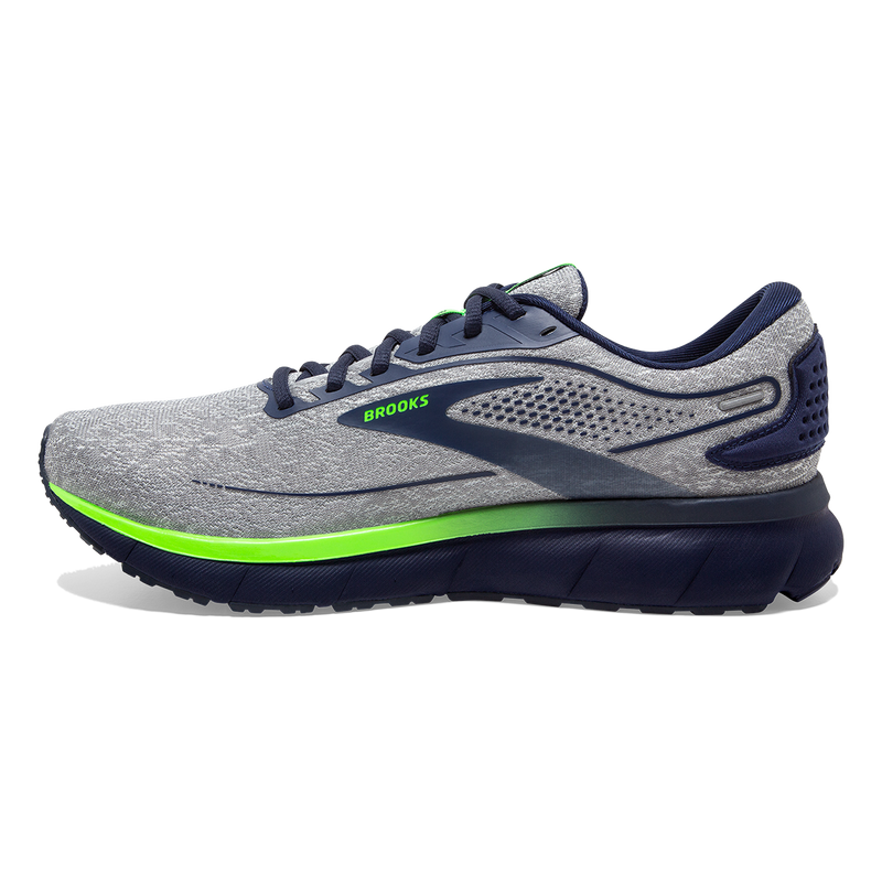 Brooks Trace 2 - Grey - Blue - Green Gecko
