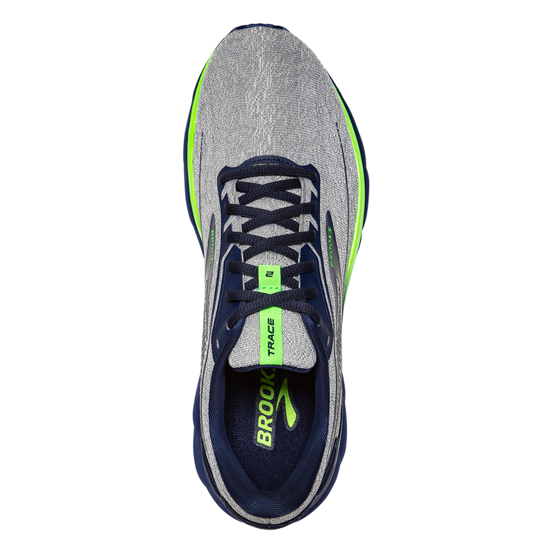 Brooks Trace 2 - Grey - Blue - Green Gecko