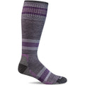 Quarter turn Women's Sockwell Sock style name Cadence Kh Light in color Charcoal. Sku: SW163W-850