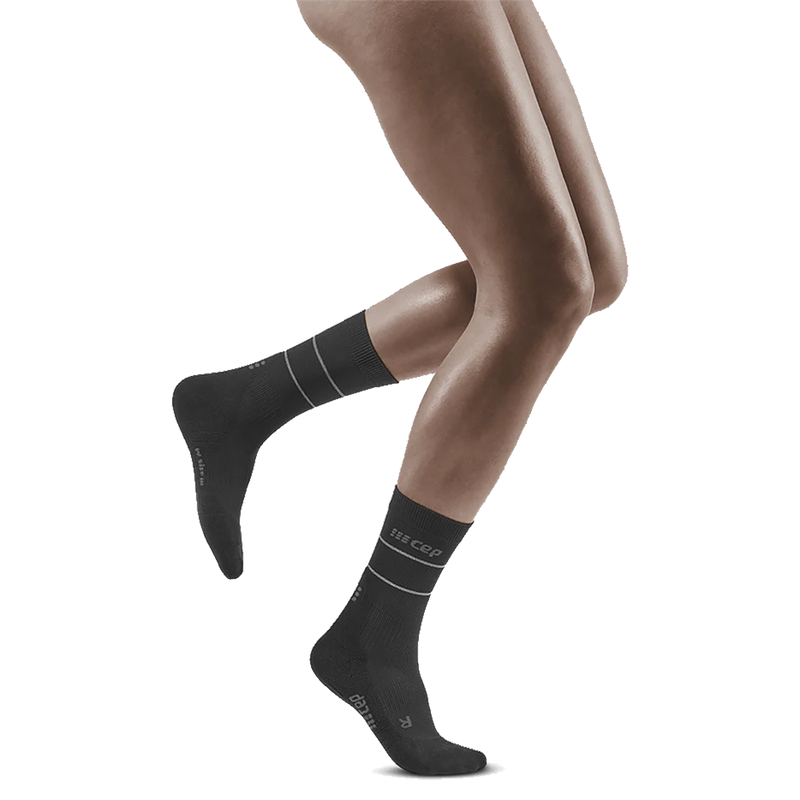 CEP Reflective Compression Mid-Cut Socks