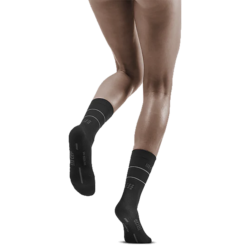 CEP Reflective Compression Mid-Cut Socks