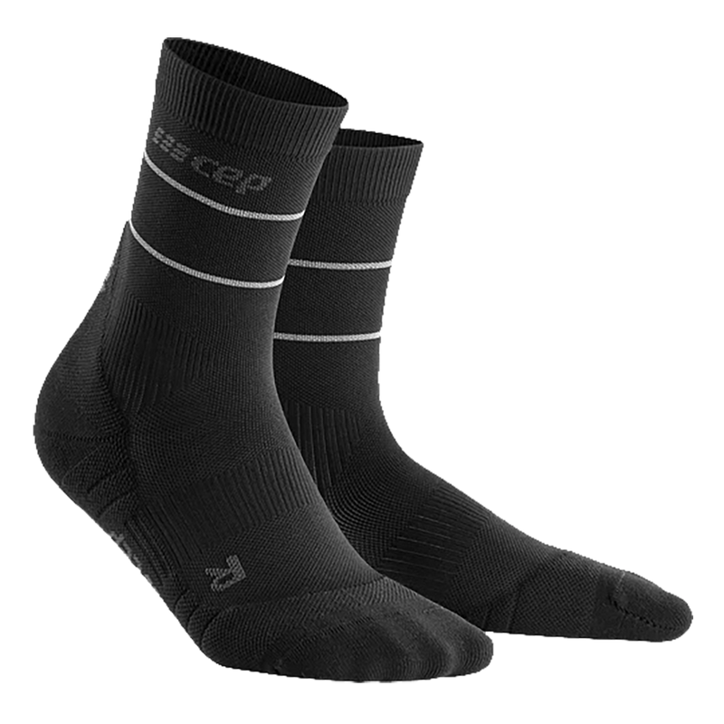 CEP Reflective Compression Mid-Cut Socks