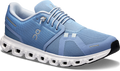 Women's On Running Cloud 6 in Chambray/ White. Sku: 3WF10061508