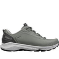 Quarter turn Men's OBOZ Footwear style name Cottonwood Low Bdry in color Hazy Gray. Sku: 78201-HAZY