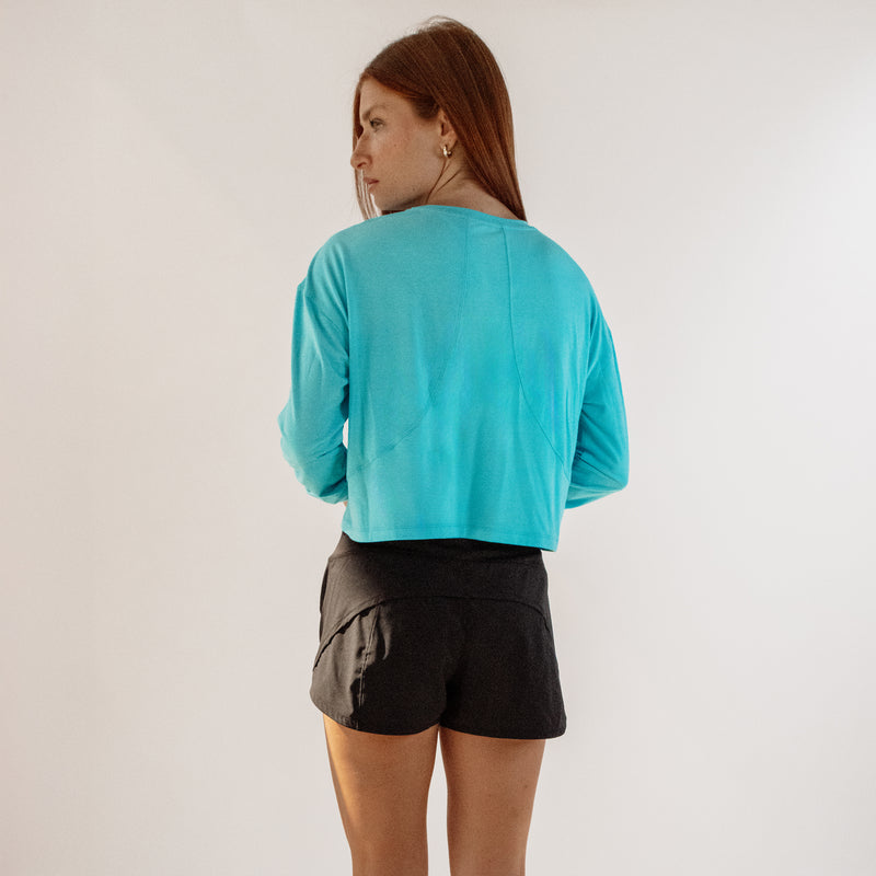 F2R Essential Run Crop Longsleeve Tee