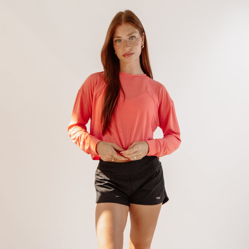 F2R Essential Run Crop Longsleeve Tee