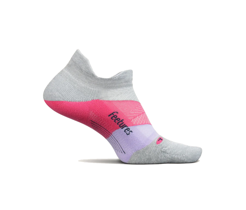 Feetures Elite Light Cushion No Show Tab - Gradual Grey