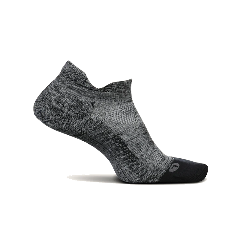 Feetures Elite Light Cushion No Show Tab - Grey