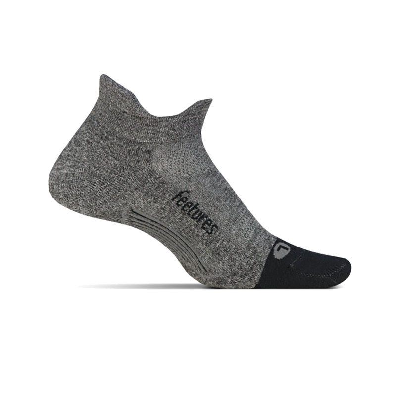 Feetures Elite Light Cushion No Show Tab - Grey
