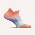 Feetures Elite Light Cushion No Show Tab - Pop Off Peach