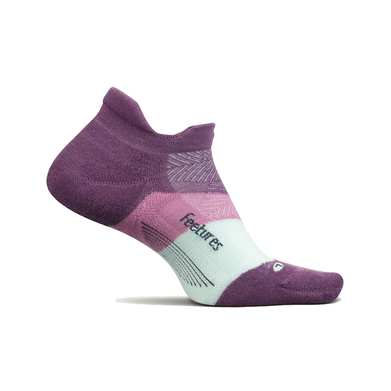 Feetures Elite Max Cushion No Show Tab - Peak Purple