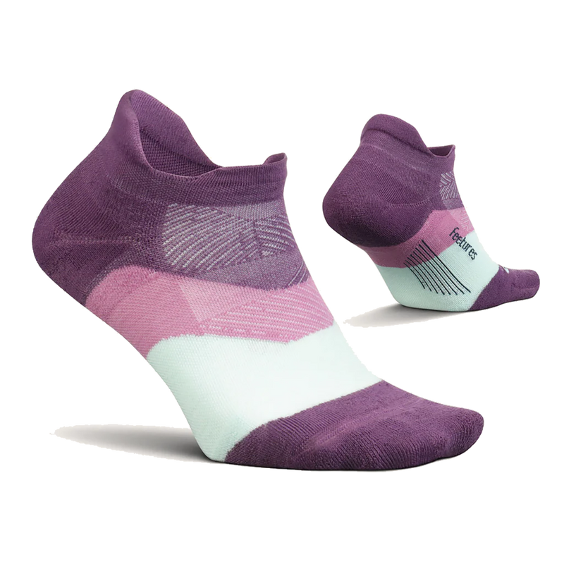 Feetures Elite Max Cushion No Show Tab - Peak Purple