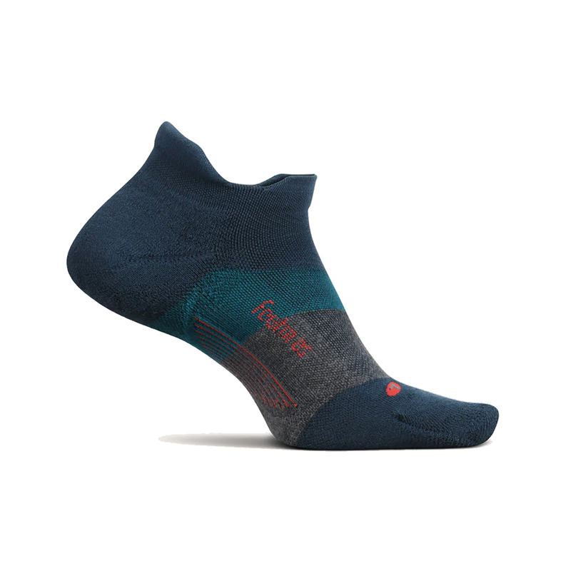 Feetures Elite Max Cushion No Show Tab - Trek Teal