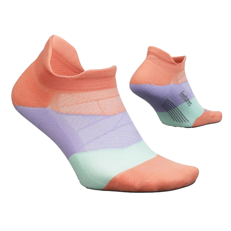 Feetures Elite Ultra Light No Show Tab - Pop Off Peach