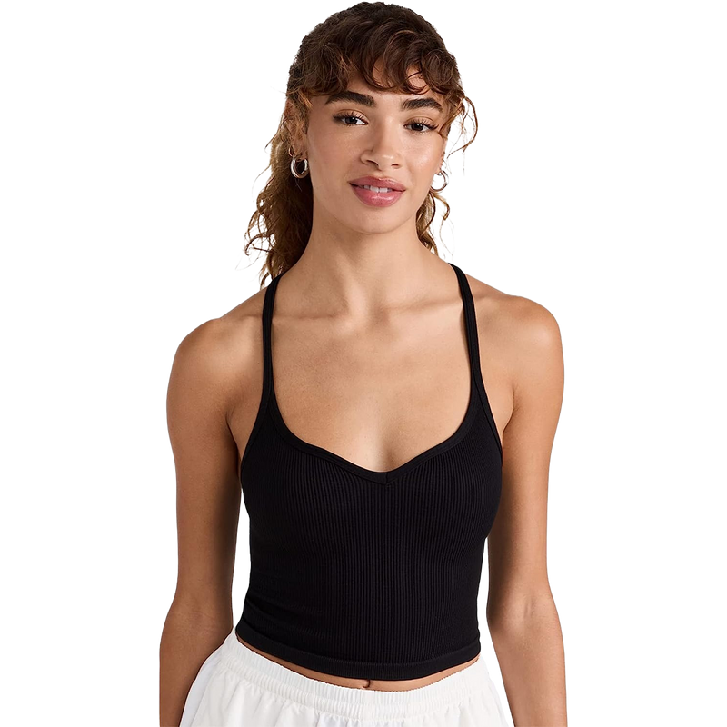 Free People Happiness Runs Sweetheart Cropped Tank