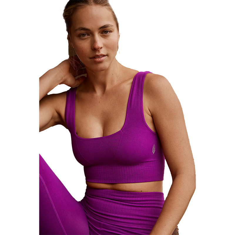 Free People Square Neck Good Karma Bra