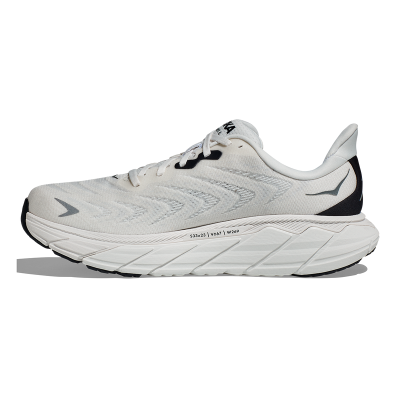 Hoka Arahi 6 - Blanc De Blanc - Steel Wool