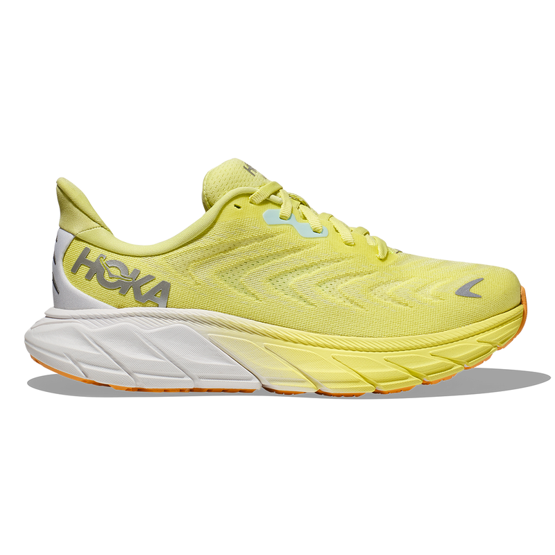 Hoka Arahi 6 - Citrus Glow - White