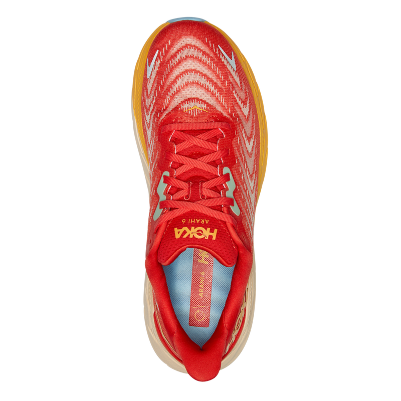 Hoka Arahi 6 - Fiesta - Amber Yellow