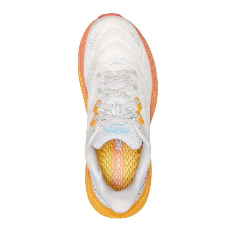 Hoka Arahi 6 - Nimbus Cloud - Blanc de Blanc
