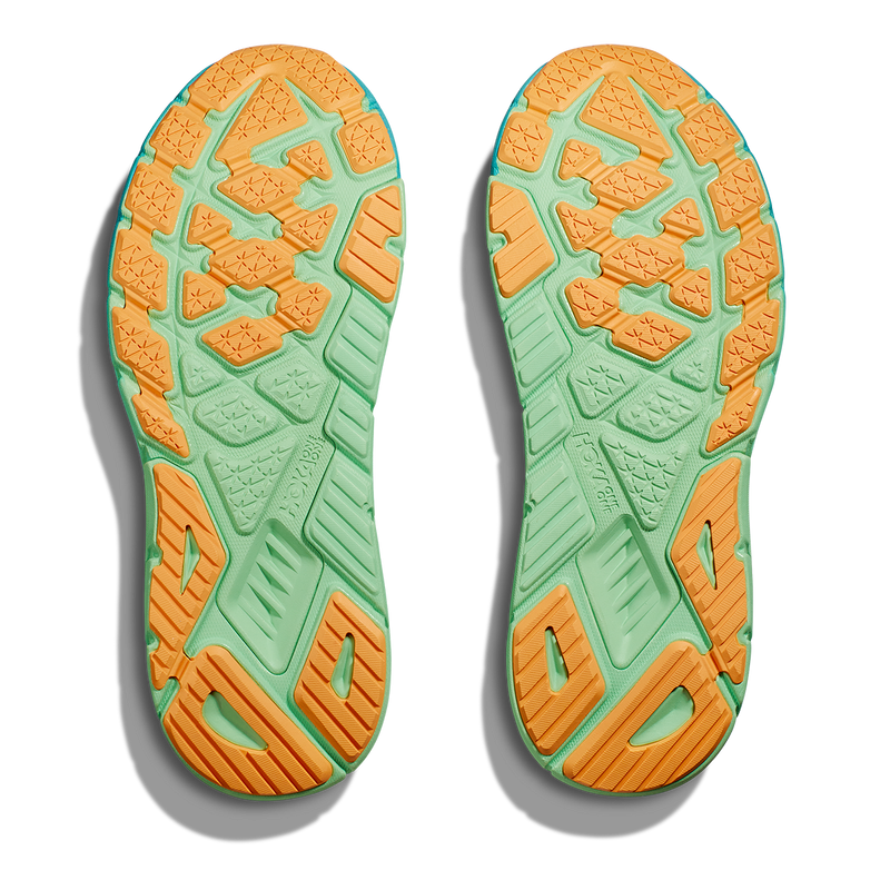 Hoka Arahi 6 - Ocean Mist - Lime Glow
