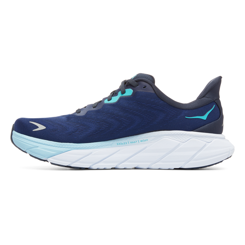 Hoka Arahi 6 - Outer Space - Bellwether Blue