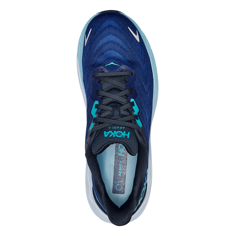 Hoka Arahi 6 - Outer Space - Bellwether Blue
