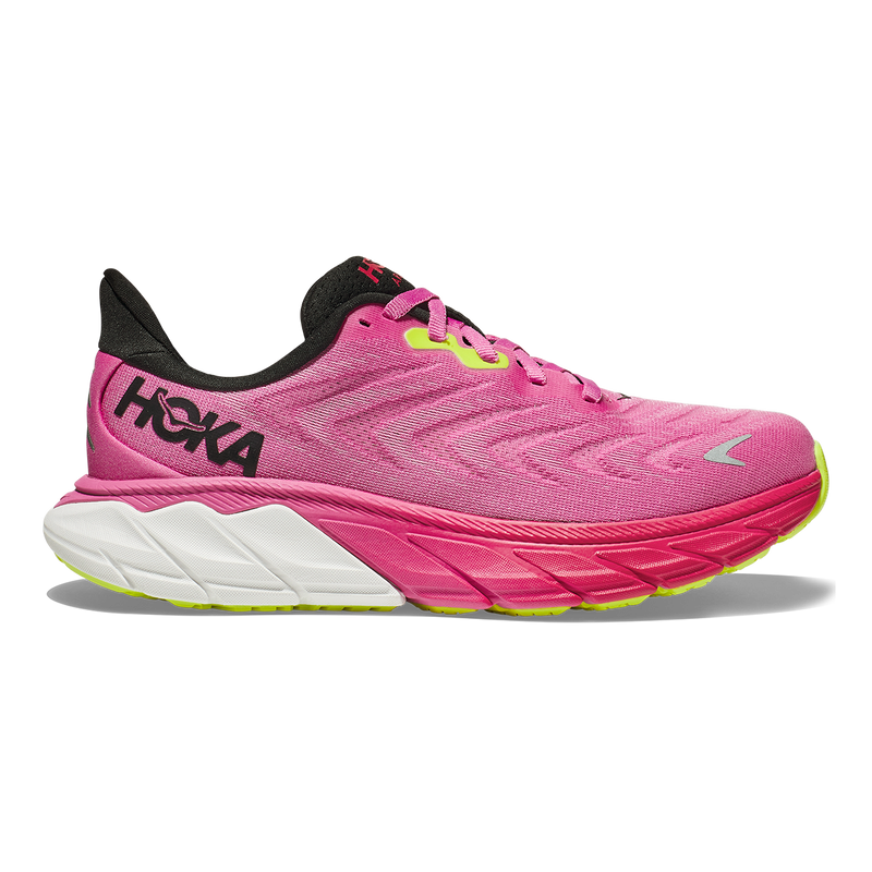 Hoka Arahi 6 - Strawberry - Black