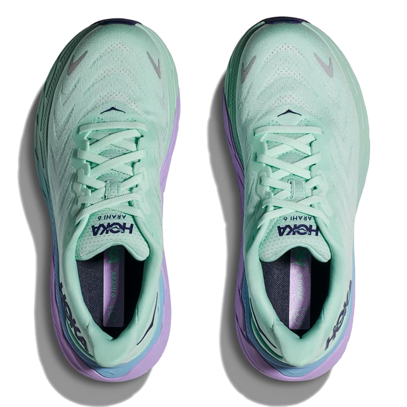 Hoka Arahi 6 - Sunlit Ocean - Lilac Mist