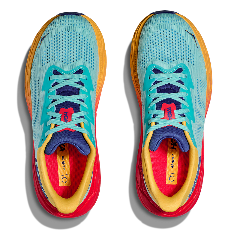 Hoka Arahi 7 - Cloudless - Poppy